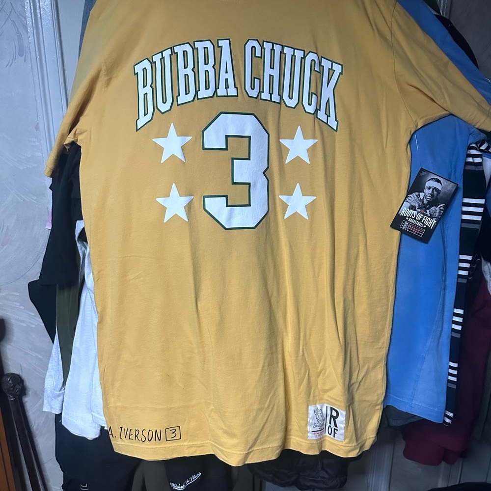 Roots of Fight Allen Iverson(Bubba Chuck) 76ers, Philadelphia Sixers